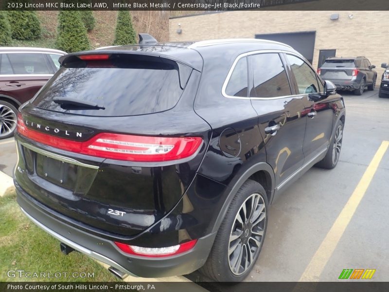 Infinite Black Metallic / Centerstage-Jet Black/Foxfire 2019 Lincoln MKC Black Label AWD