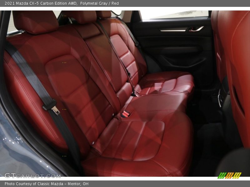 Polymetal Gray / Red 2021 Mazda CX-5 Carbon Edition AWD