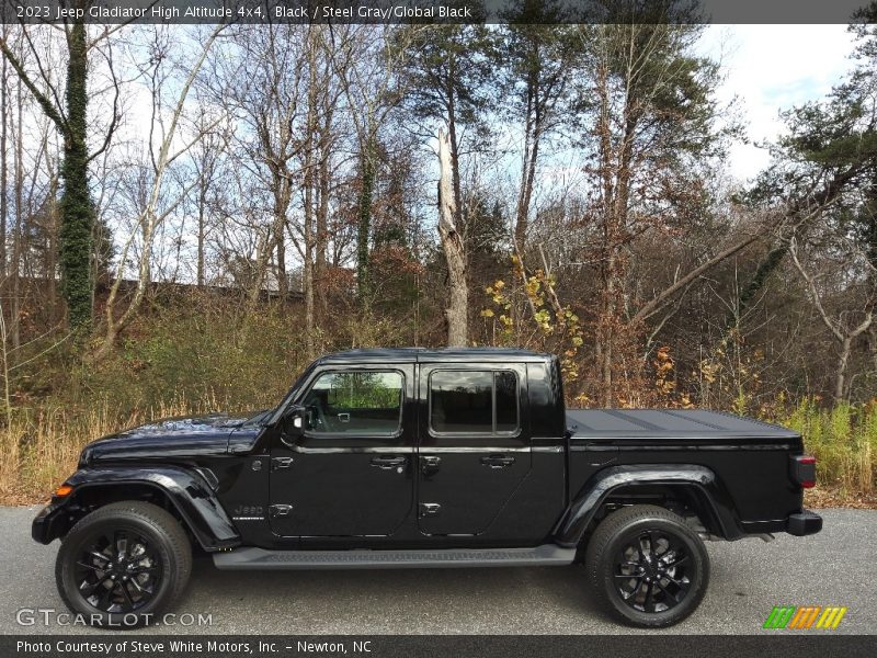 Black / Steel Gray/Global Black 2023 Jeep Gladiator High Altitude 4x4