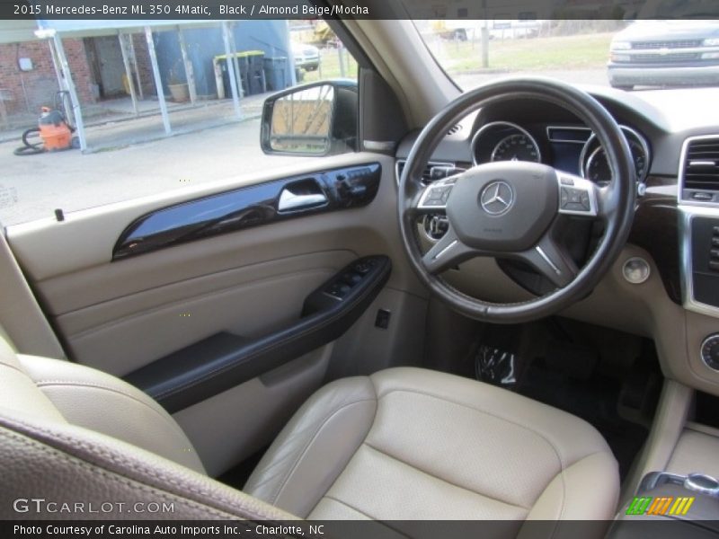 Black / Almond Beige/Mocha 2015 Mercedes-Benz ML 350 4Matic