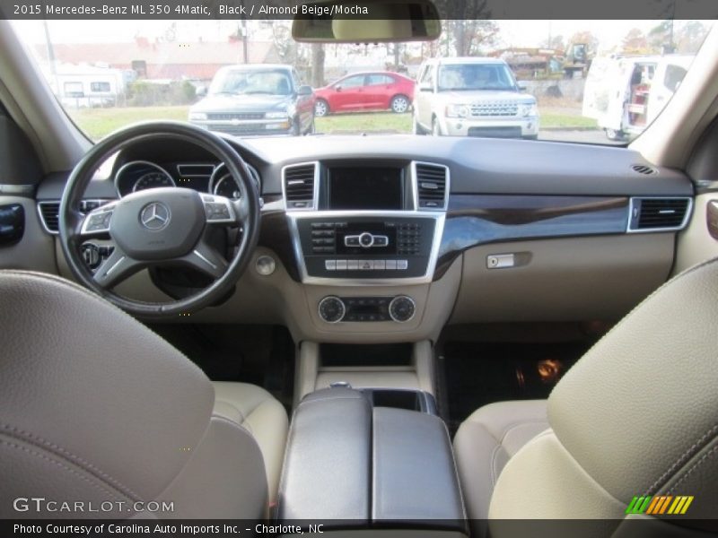 Black / Almond Beige/Mocha 2015 Mercedes-Benz ML 350 4Matic