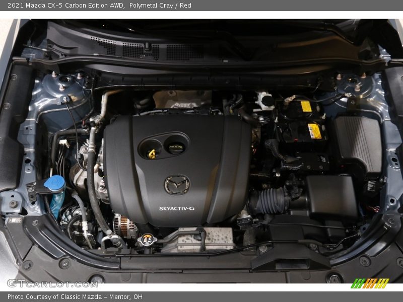 Polymetal Gray / Red 2021 Mazda CX-5 Carbon Edition AWD