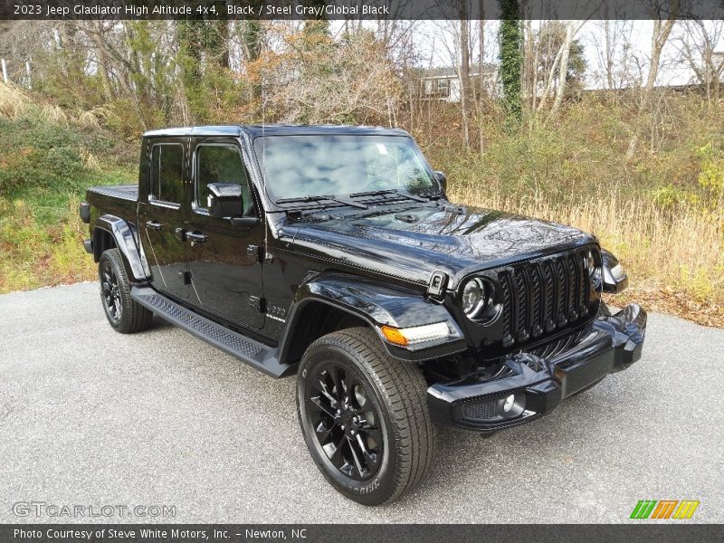Black / Steel Gray/Global Black 2023 Jeep Gladiator High Altitude 4x4