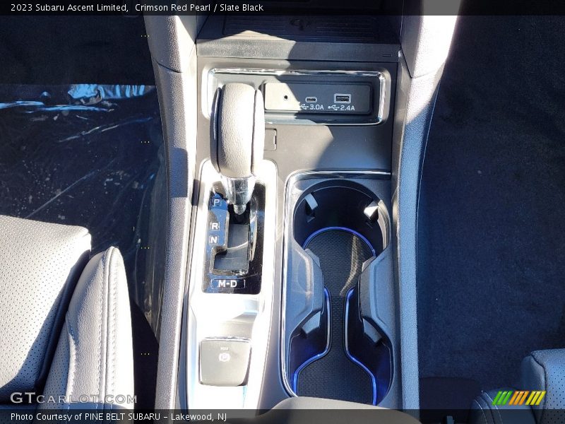Crimson Red Pearl / Slate Black 2023 Subaru Ascent Limited