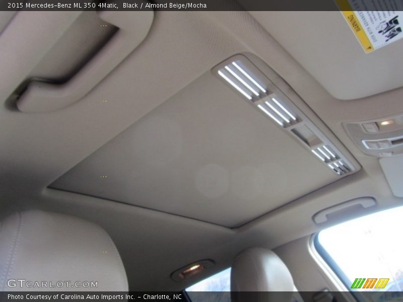 Black / Almond Beige/Mocha 2015 Mercedes-Benz ML 350 4Matic