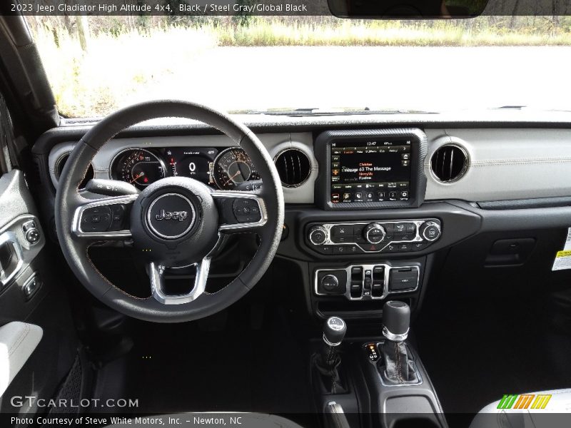 Black / Steel Gray/Global Black 2023 Jeep Gladiator High Altitude 4x4