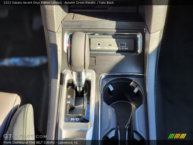 Autumn Green Metallic / Slate Black 2023 Subaru Ascent Onyx Edition Limited