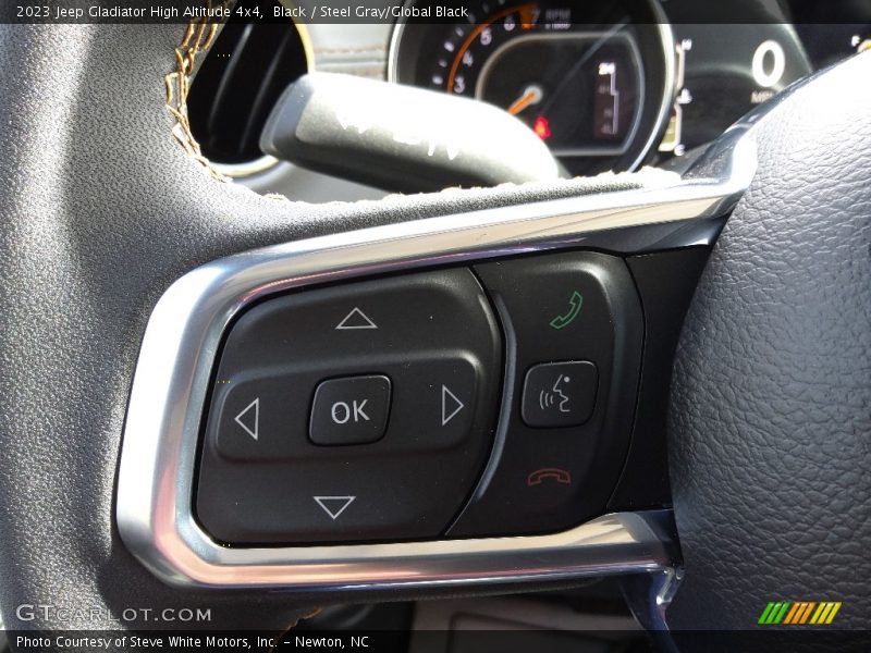 Black / Steel Gray/Global Black 2023 Jeep Gladiator High Altitude 4x4