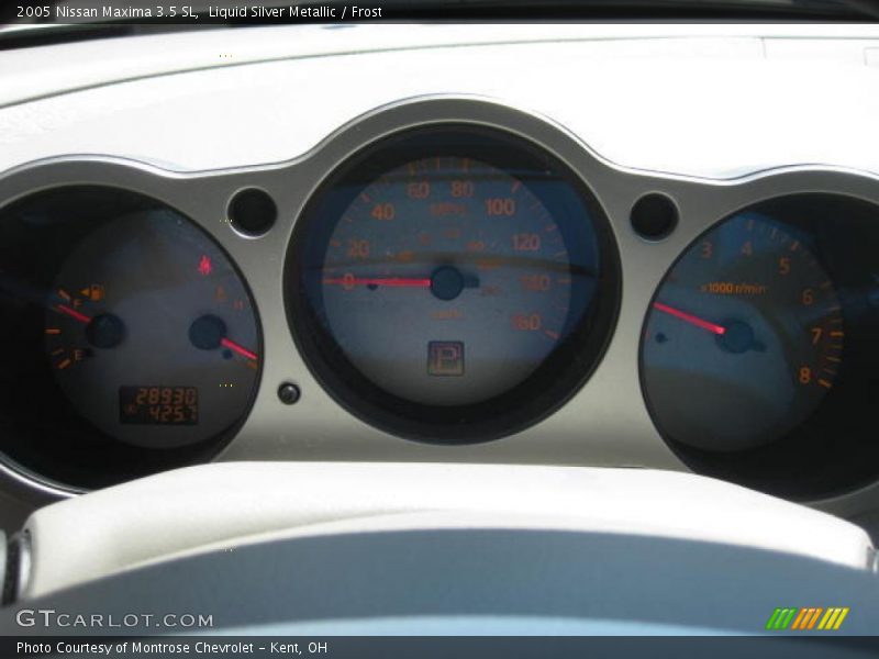 Liquid Silver Metallic / Frost 2005 Nissan Maxima 3.5 SL