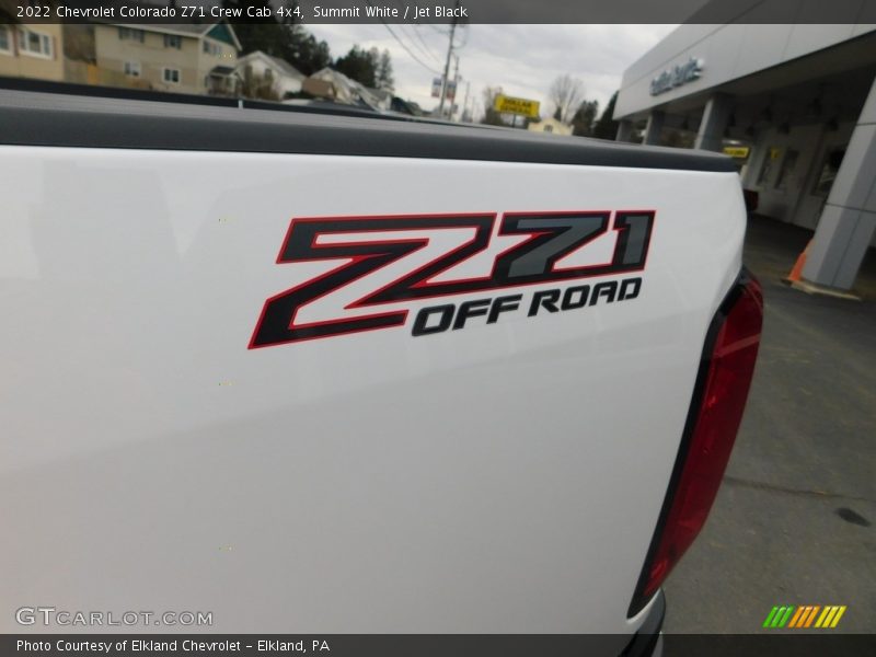 Summit White / Jet Black 2022 Chevrolet Colorado Z71 Crew Cab 4x4