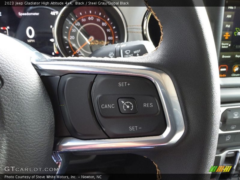 Black / Steel Gray/Global Black 2023 Jeep Gladiator High Altitude 4x4