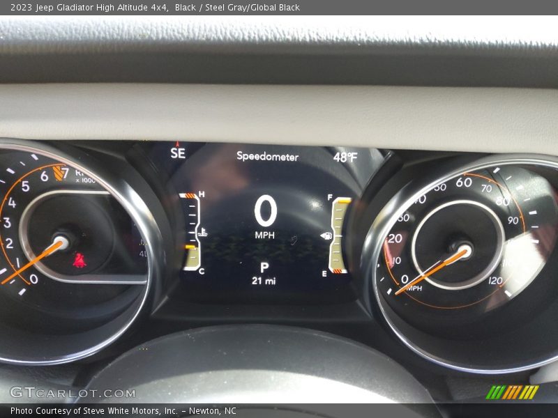 Black / Steel Gray/Global Black 2023 Jeep Gladiator High Altitude 4x4