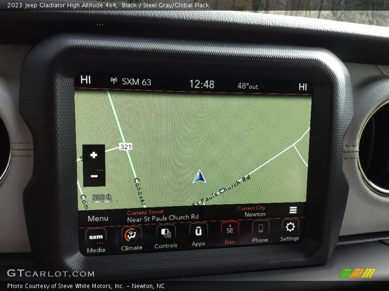 Black / Steel Gray/Global Black 2023 Jeep Gladiator High Altitude 4x4