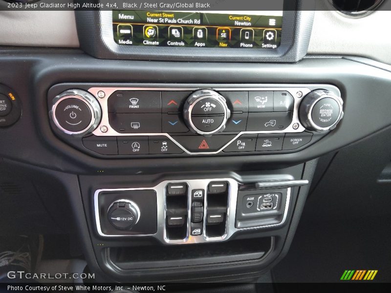 Black / Steel Gray/Global Black 2023 Jeep Gladiator High Altitude 4x4