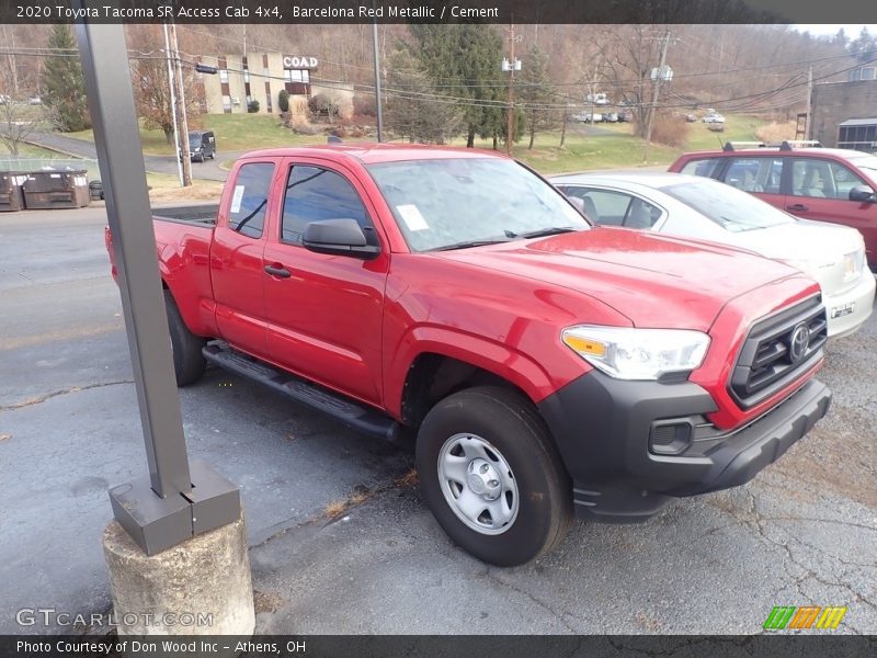 Barcelona Red Metallic / Cement 2020 Toyota Tacoma SR Access Cab 4x4