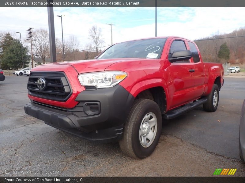 Barcelona Red Metallic / Cement 2020 Toyota Tacoma SR Access Cab 4x4
