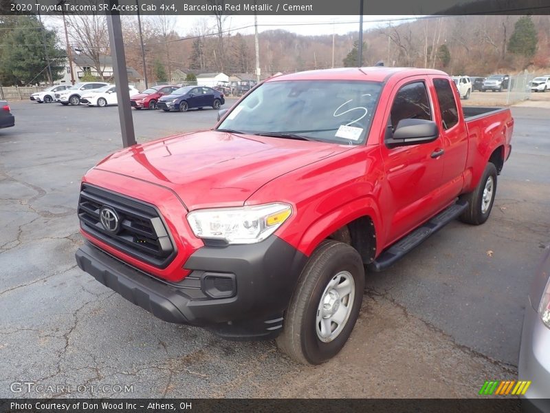 Barcelona Red Metallic / Cement 2020 Toyota Tacoma SR Access Cab 4x4