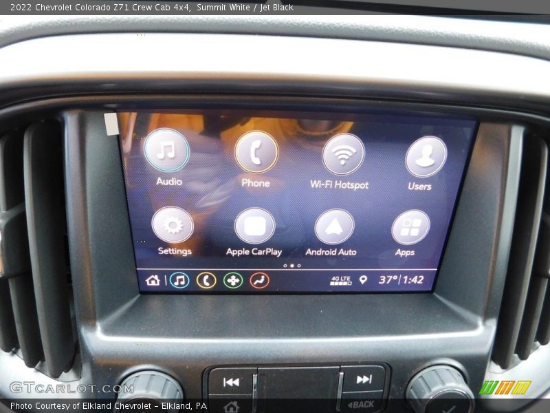 Summit White / Jet Black 2022 Chevrolet Colorado Z71 Crew Cab 4x4