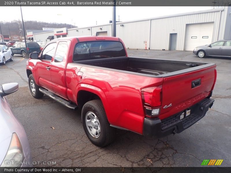 Barcelona Red Metallic / Cement 2020 Toyota Tacoma SR Access Cab 4x4