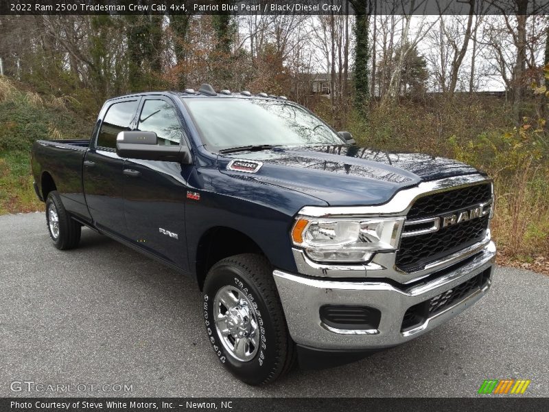 Patriot Blue Pearl / Black/Diesel Gray 2022 Ram 2500 Tradesman Crew Cab 4x4