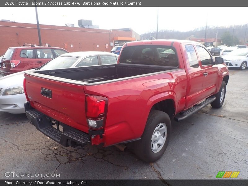 Barcelona Red Metallic / Cement 2020 Toyota Tacoma SR Access Cab 4x4