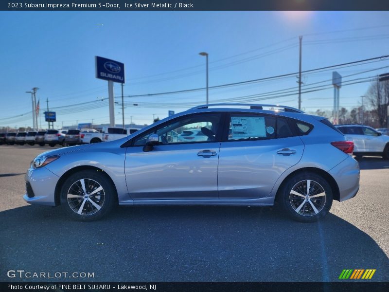 Ice Silver Metallic / Black 2023 Subaru Impreza Premium 5-Door