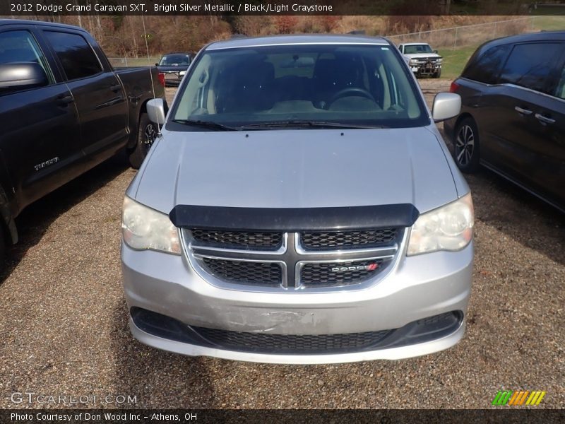 Bright Silver Metallic / Black/Light Graystone 2012 Dodge Grand Caravan SXT