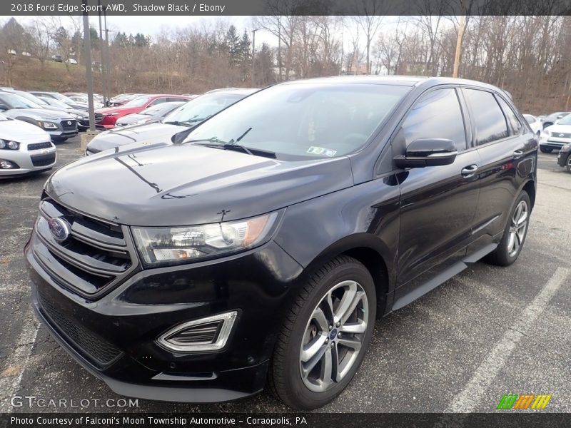Shadow Black / Ebony 2018 Ford Edge Sport AWD