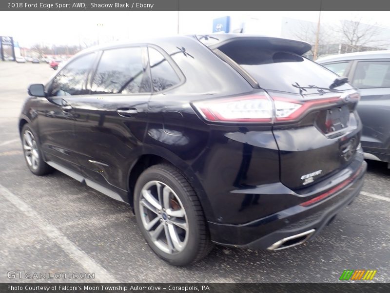 Shadow Black / Ebony 2018 Ford Edge Sport AWD