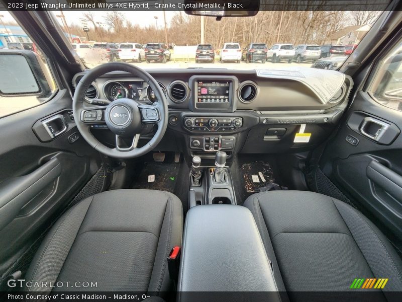 Granite Crystal Metallic / Black 2023 Jeep Wrangler Unlimited Willys 4XE Hybrid