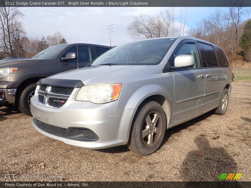 Bright Silver Metallic / Black/Light Graystone 2012 Dodge Grand Caravan SXT