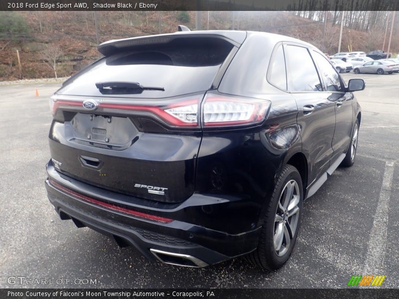 Shadow Black / Ebony 2018 Ford Edge Sport AWD