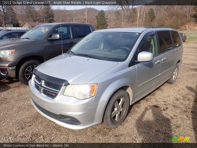 Bright Silver Metallic / Black/Light Graystone 2012 Dodge Grand Caravan SXT