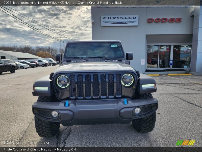 Granite Crystal Metallic / Black 2023 Jeep Wrangler Unlimited Willys 4XE Hybrid