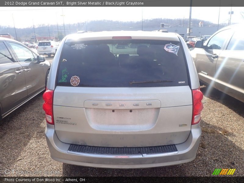 Bright Silver Metallic / Black/Light Graystone 2012 Dodge Grand Caravan SXT