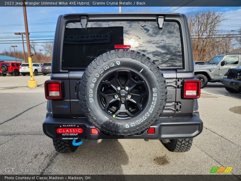Granite Crystal Metallic / Black 2023 Jeep Wrangler Unlimited Willys 4XE Hybrid