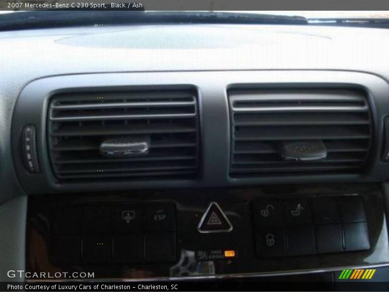 Black / Ash 2007 Mercedes-Benz C 230 Sport