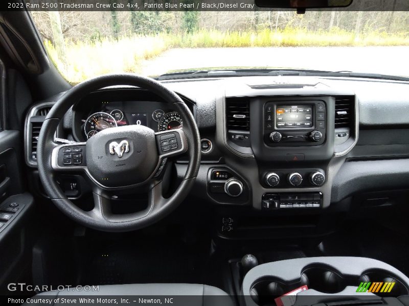 Patriot Blue Pearl / Black/Diesel Gray 2022 Ram 2500 Tradesman Crew Cab 4x4