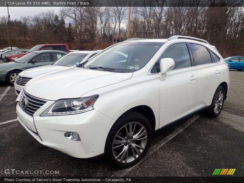 Starfire Pearl / Black 2014 Lexus RX 350 AWD