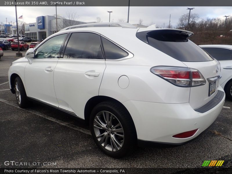 Starfire Pearl / Black 2014 Lexus RX 350 AWD