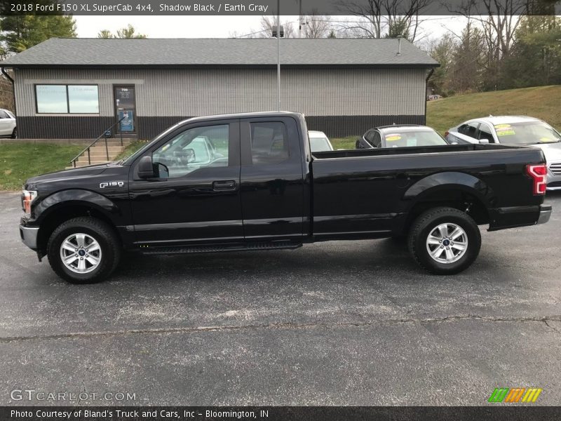 Shadow Black / Earth Gray 2018 Ford F150 XL SuperCab 4x4
