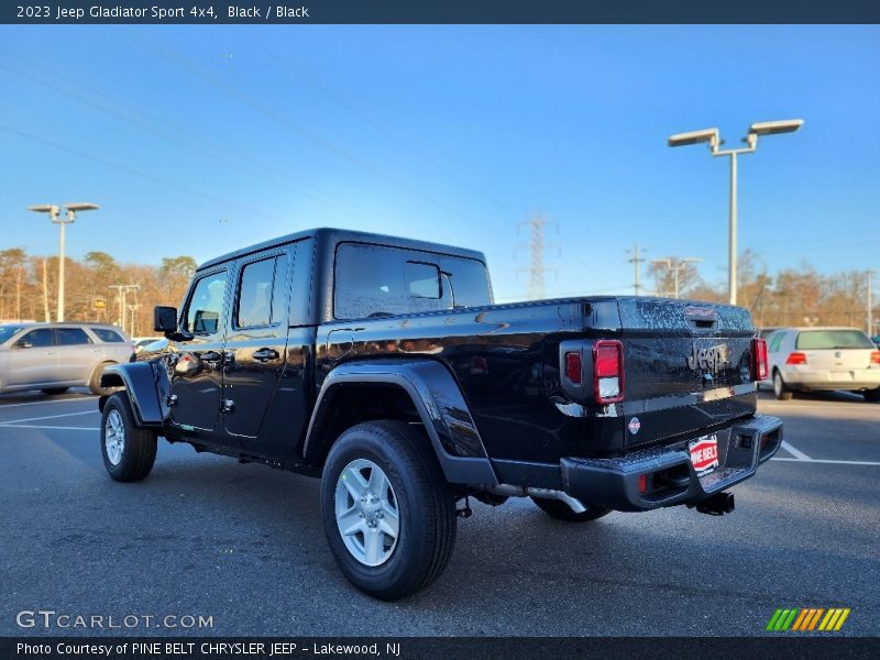 Black / Black 2023 Jeep Gladiator Sport 4x4