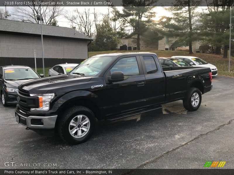 Shadow Black / Earth Gray 2018 Ford F150 XL SuperCab 4x4