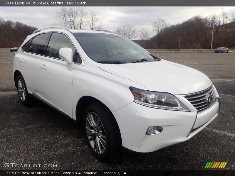 Starfire Pearl / Black 2014 Lexus RX 350 AWD