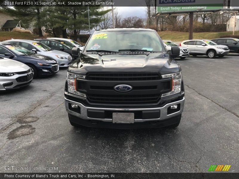 Shadow Black / Earth Gray 2018 Ford F150 XL SuperCab 4x4