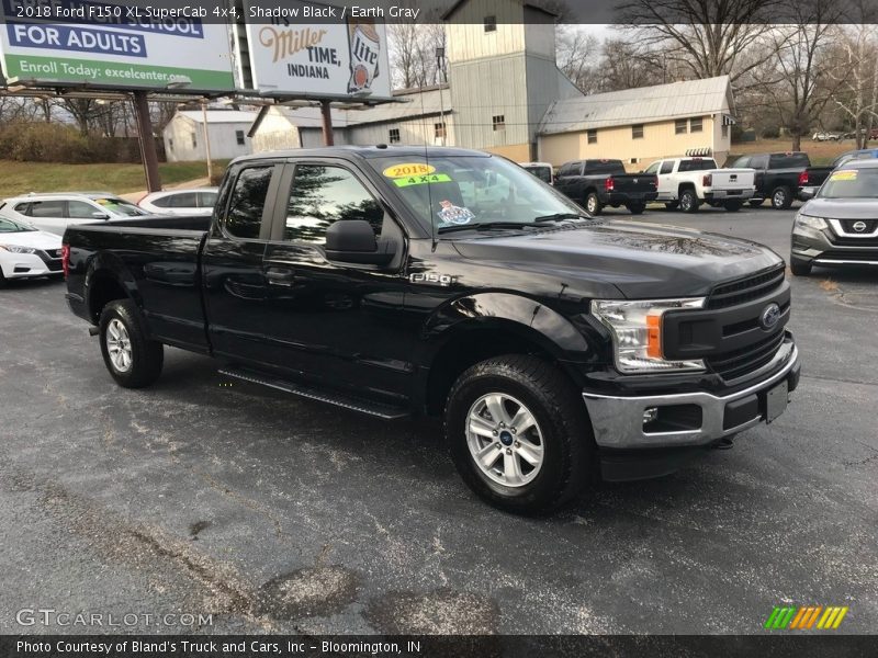 Shadow Black / Earth Gray 2018 Ford F150 XL SuperCab 4x4