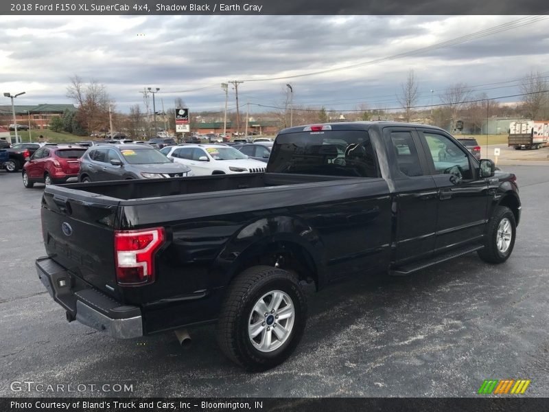 Shadow Black / Earth Gray 2018 Ford F150 XL SuperCab 4x4