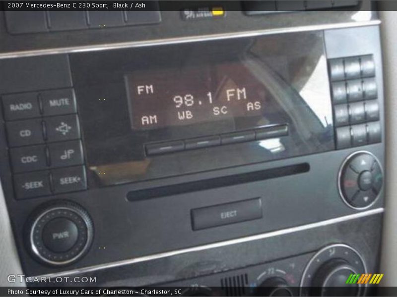 Black / Ash 2007 Mercedes-Benz C 230 Sport