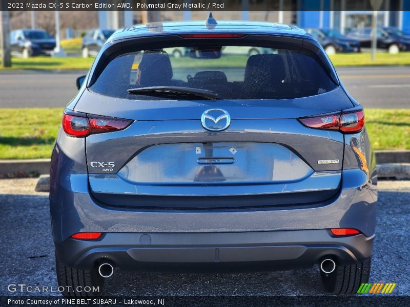 Polymetal Gray Metallic / Red 2022 Mazda CX-5 S Carbon Edition AWD