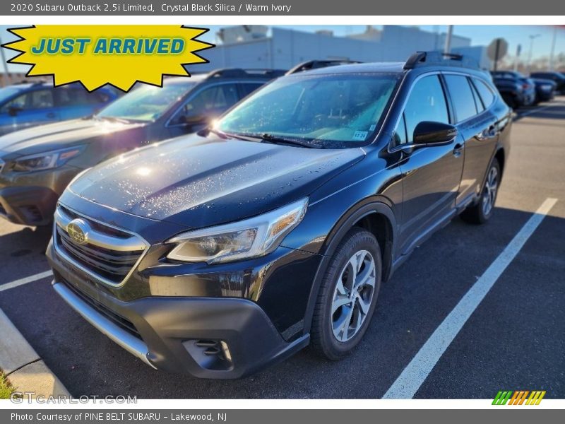Crystal Black Silica / Warm Ivory 2020 Subaru Outback 2.5i Limited